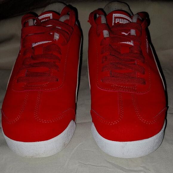 Childs Puma Roma Red sneakers Size 6.5 - Picture 1 of 5